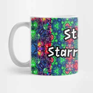 The starry night sky pattern. Mug